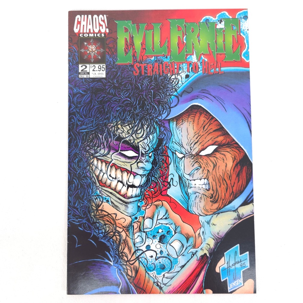 Evil Ernie Comic Book Straight to Hell Issue 2 Chaos Comics 1995 Horror Vintage